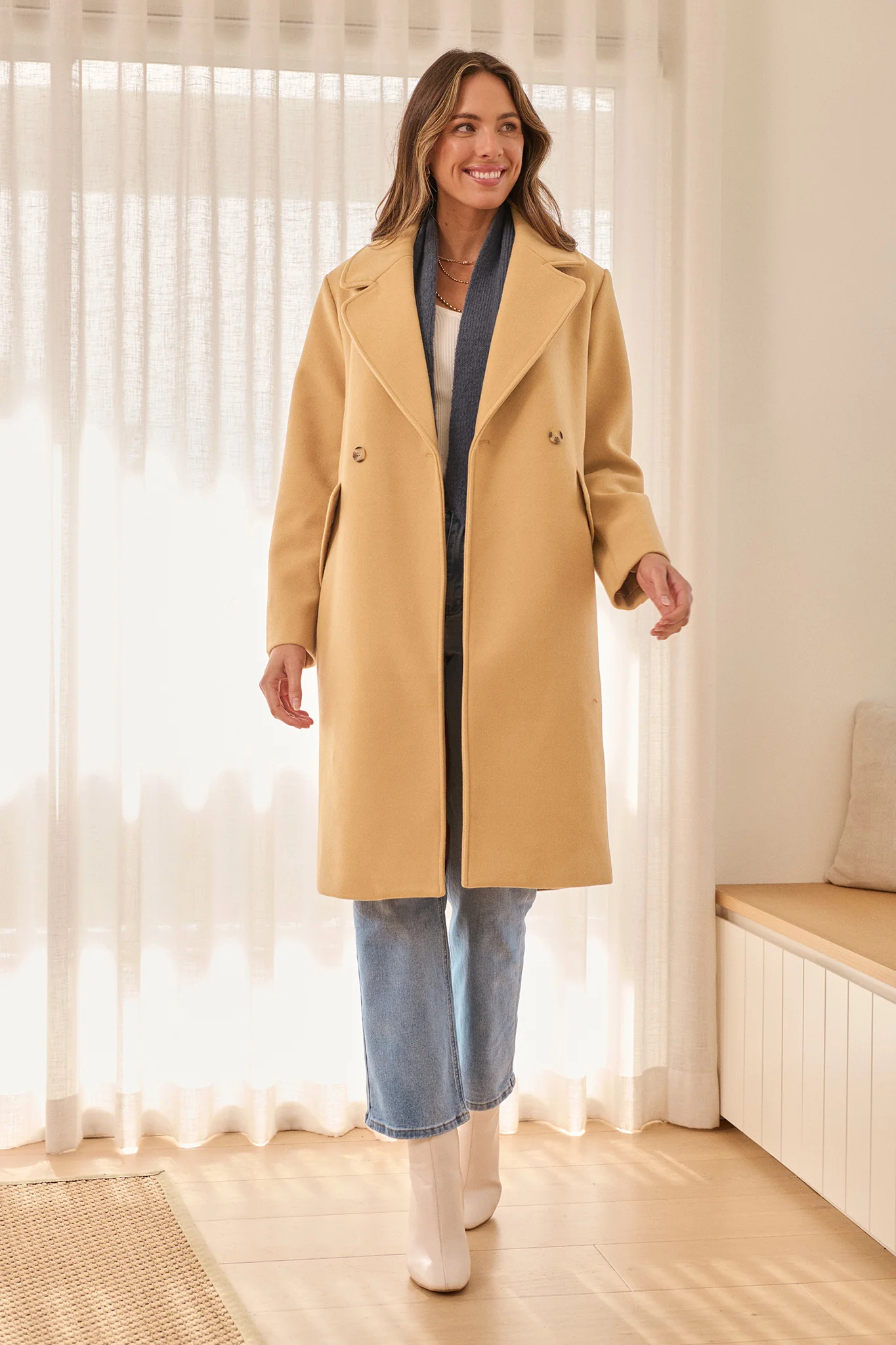 Sultry Coat in Camel - Image 3