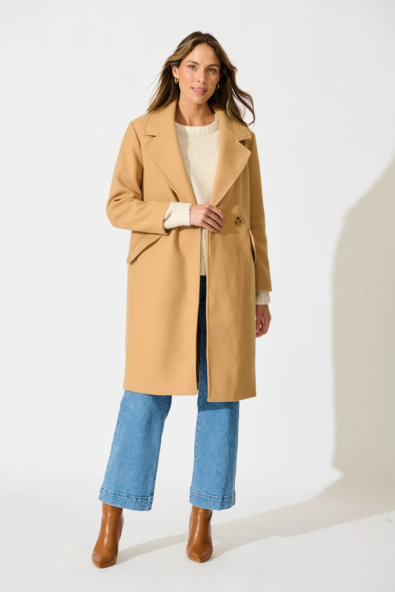 Sultry Coat in Camel - Image 4