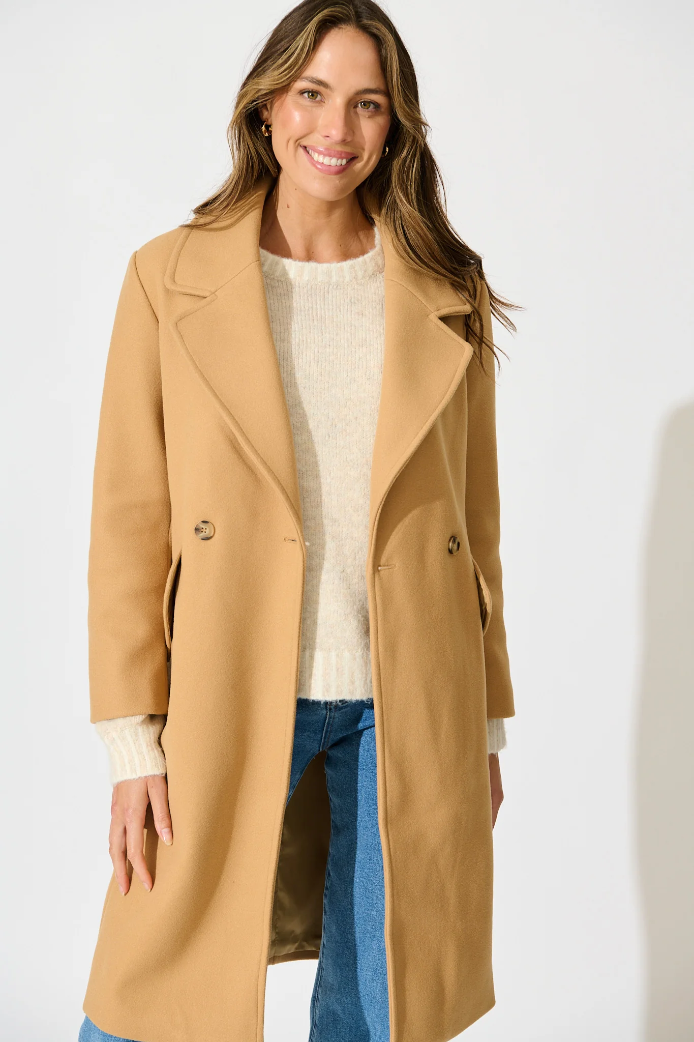 Sultry Coat in Camel - Image 5