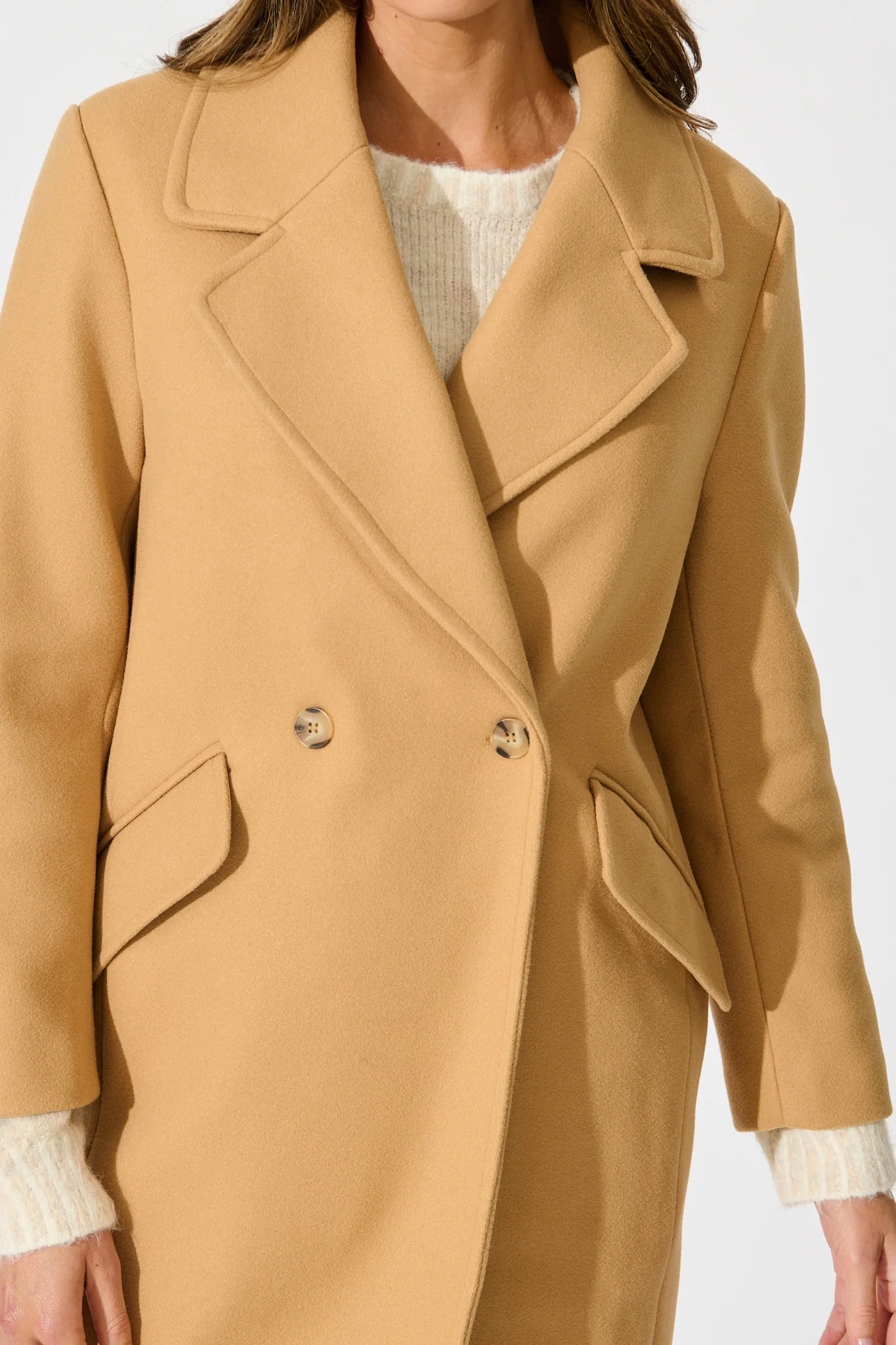 Sultry Coat in Camel - Image 8