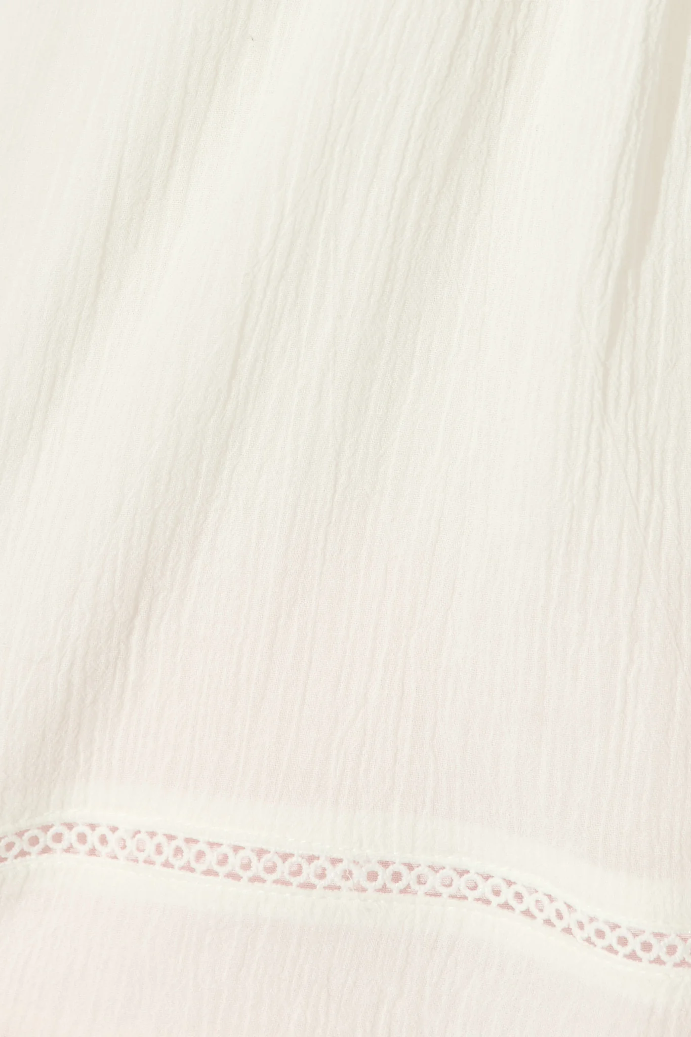 Susie Cami Top In White Cotton - Image 6