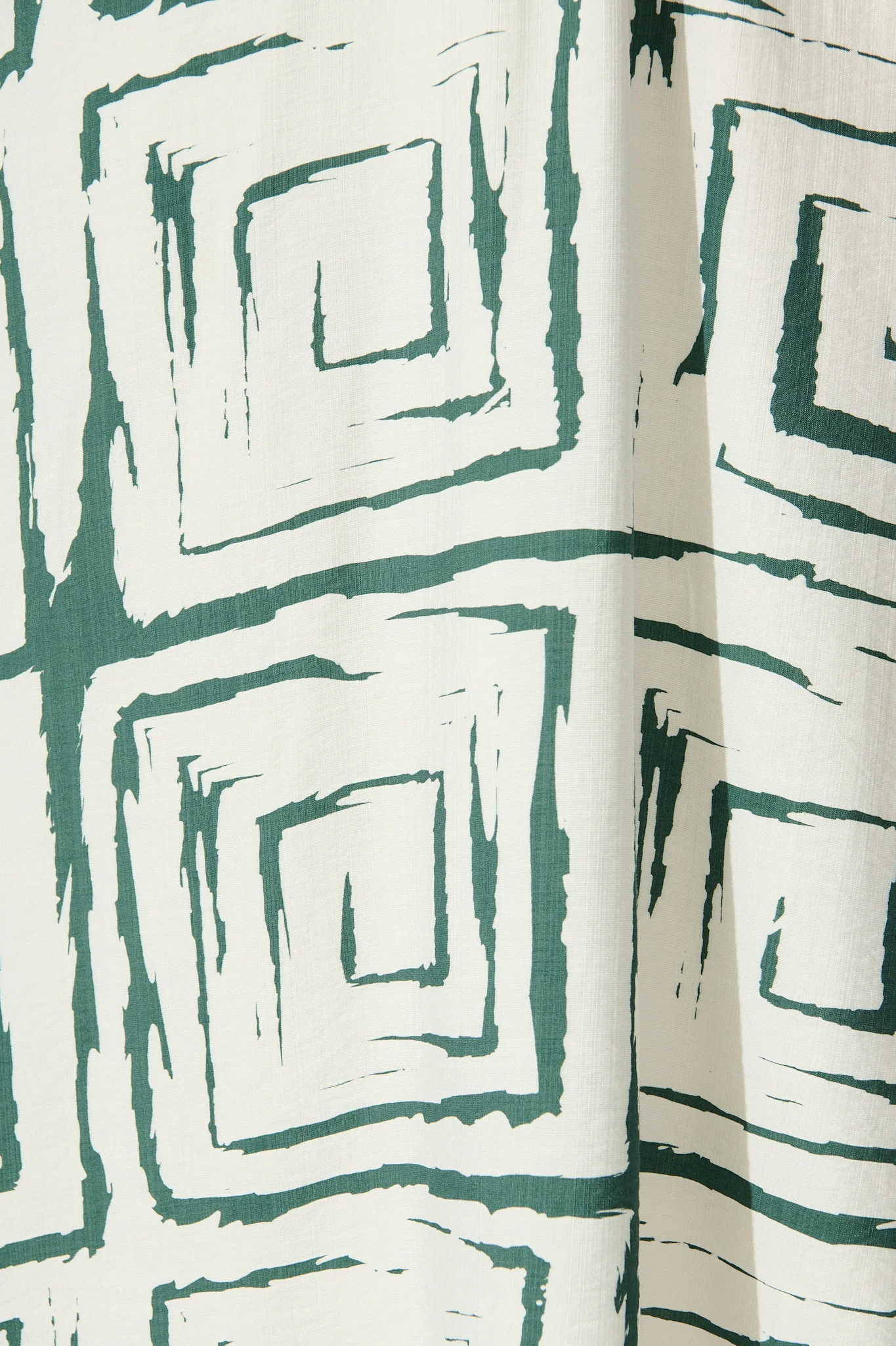 Suzanna Midi Dress in White Geometric Print - Image 6