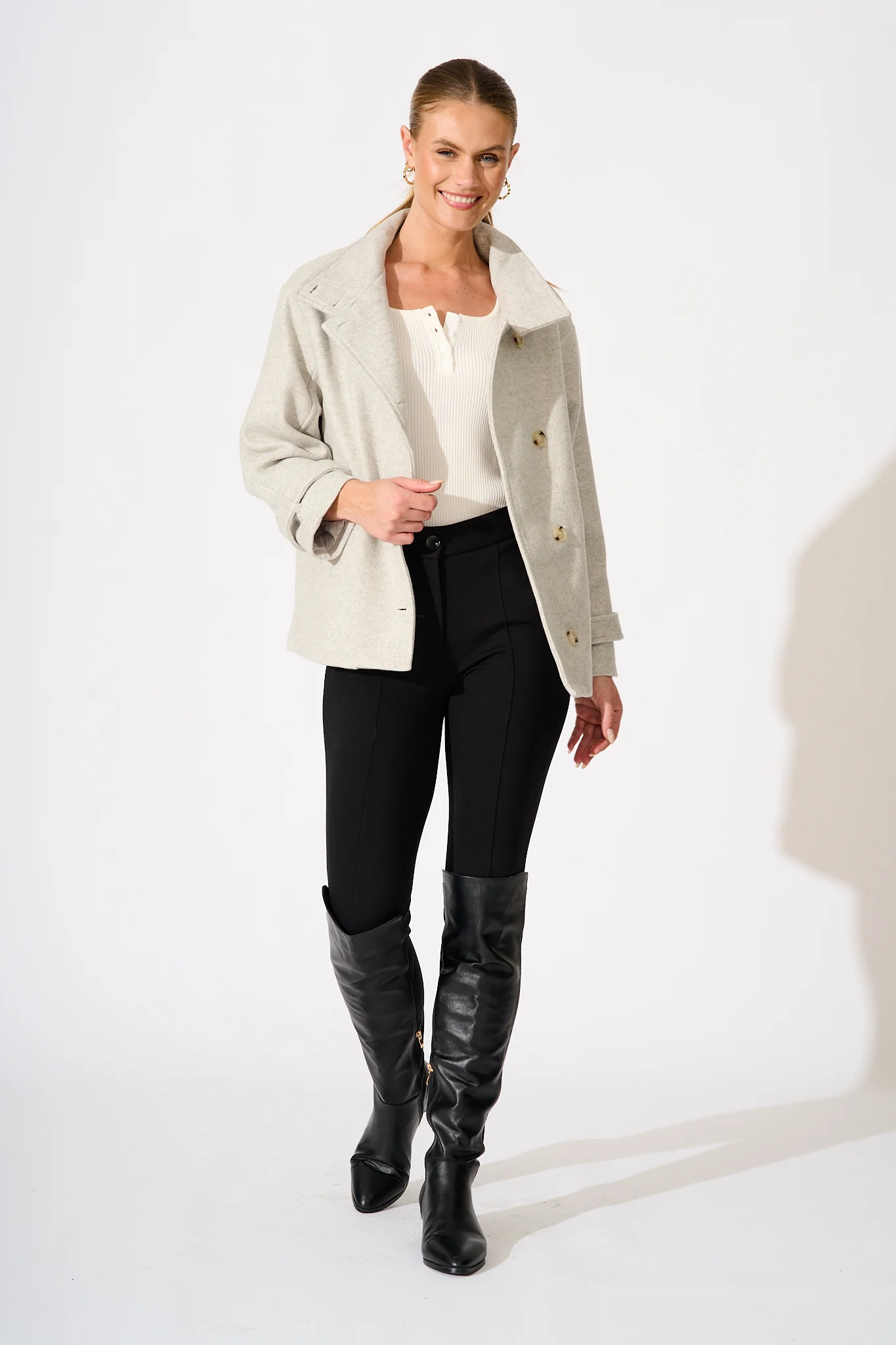 Tamara Coat in Grey - Image 5