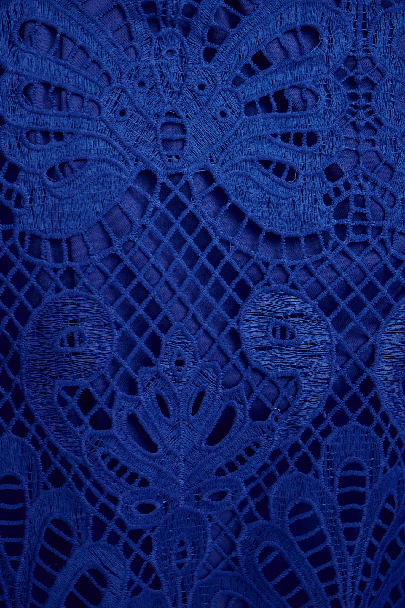 Tillie Lace Maxi Dress In Cobalt - Image 12
