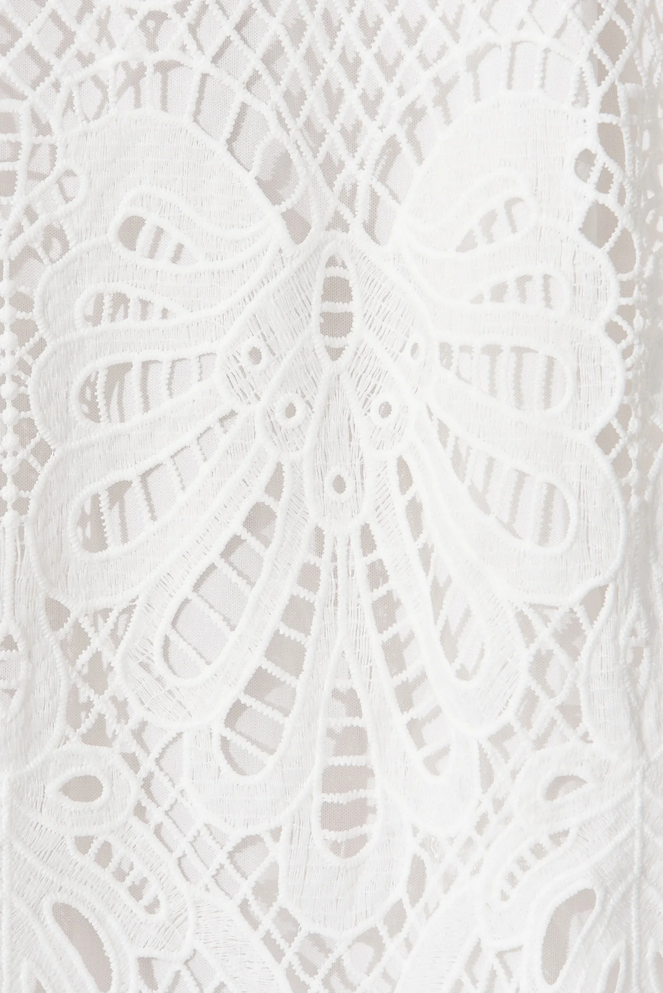 Tillie Lace Maxi Dress In White - Image 9