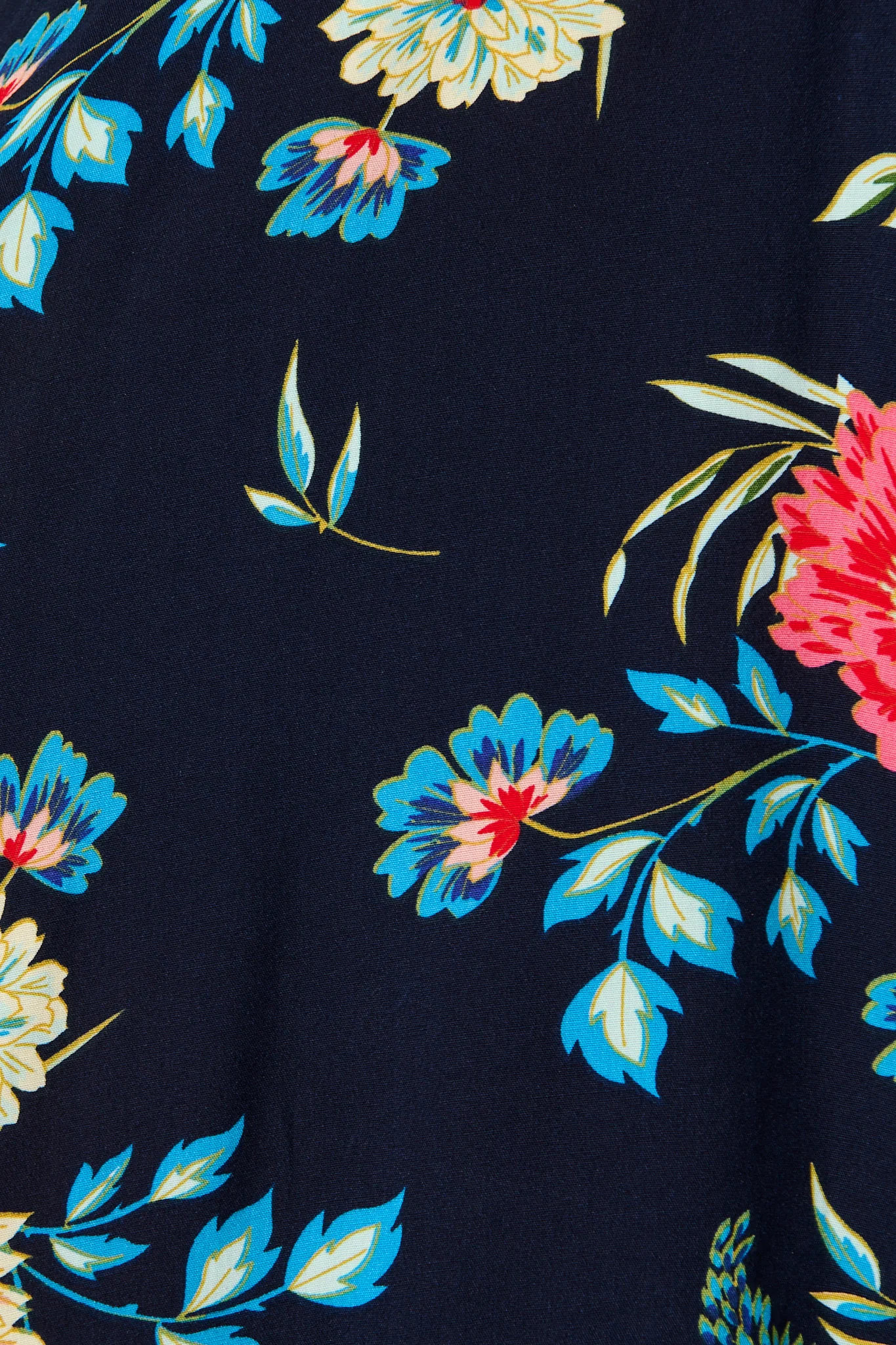 Undine Dress in Navy with Multi Floral - Image 6
