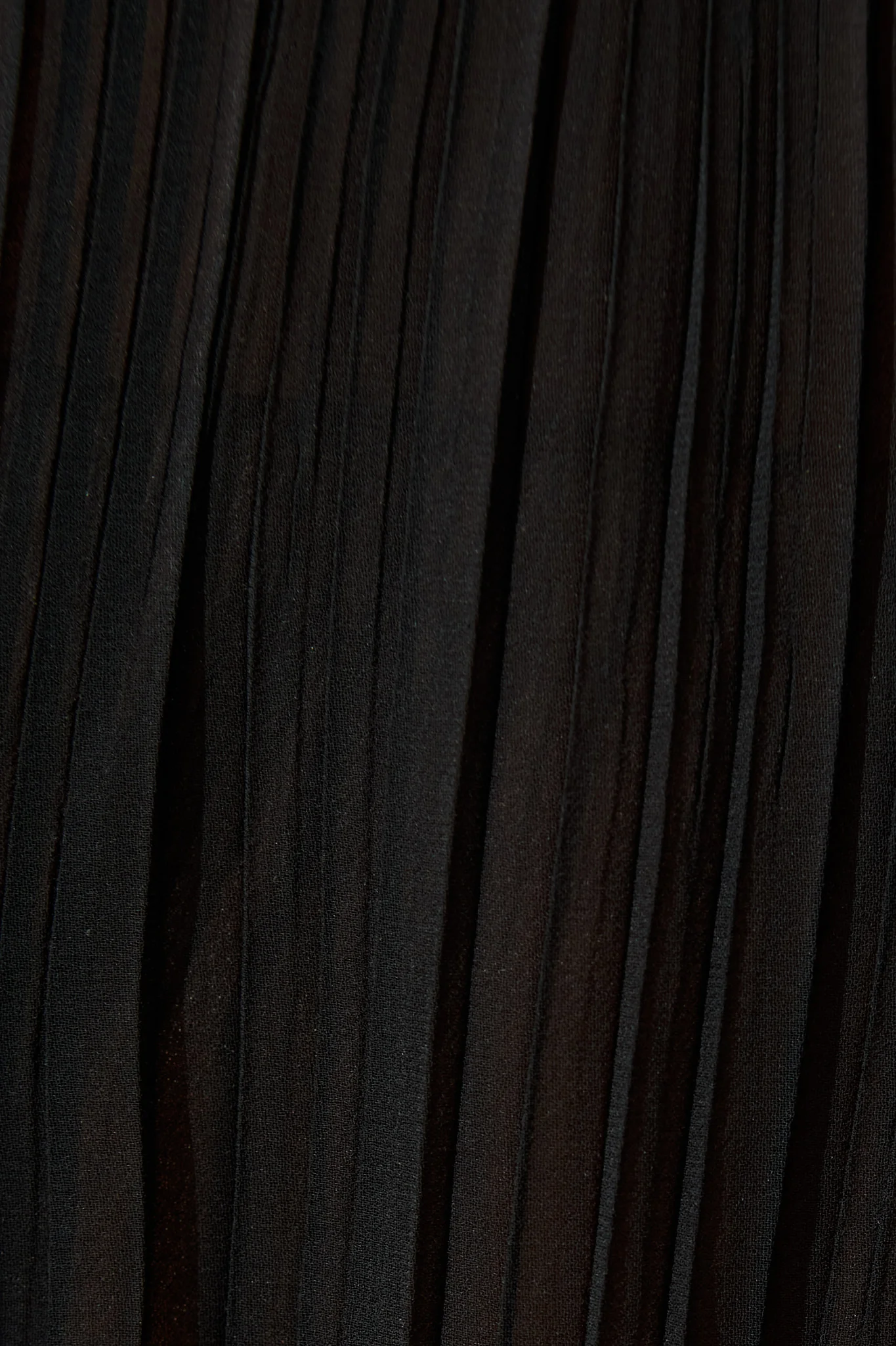 Vada Top in Black Pleated Chiffon - Image 9