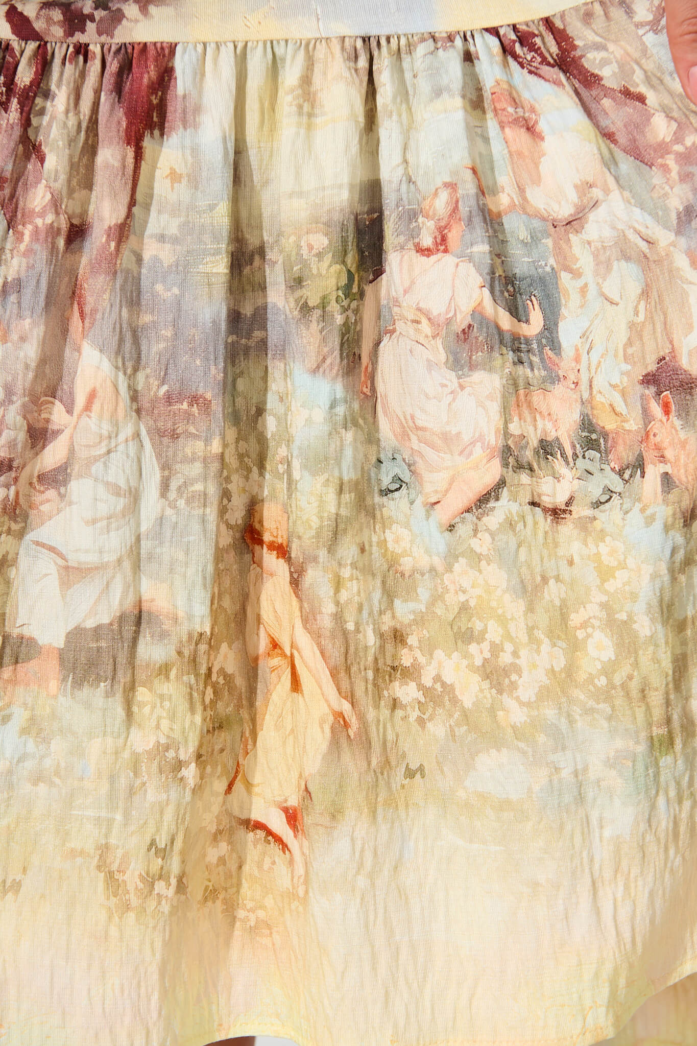 Vance Midi Shirt Dress In Pastel Multi Print - Image 10