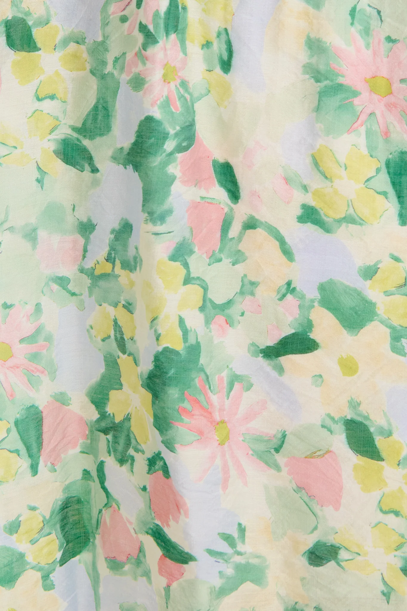 Vinca Midi Dress in Green Multi Print - Image 6