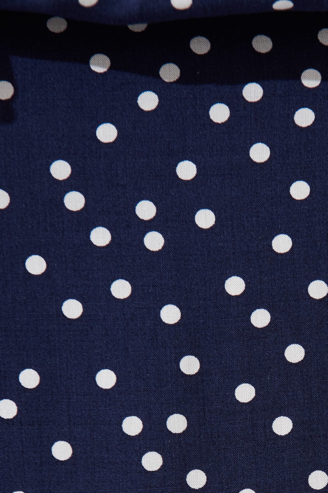 Violet Maxi Dress In Navy Spot - Image 11
