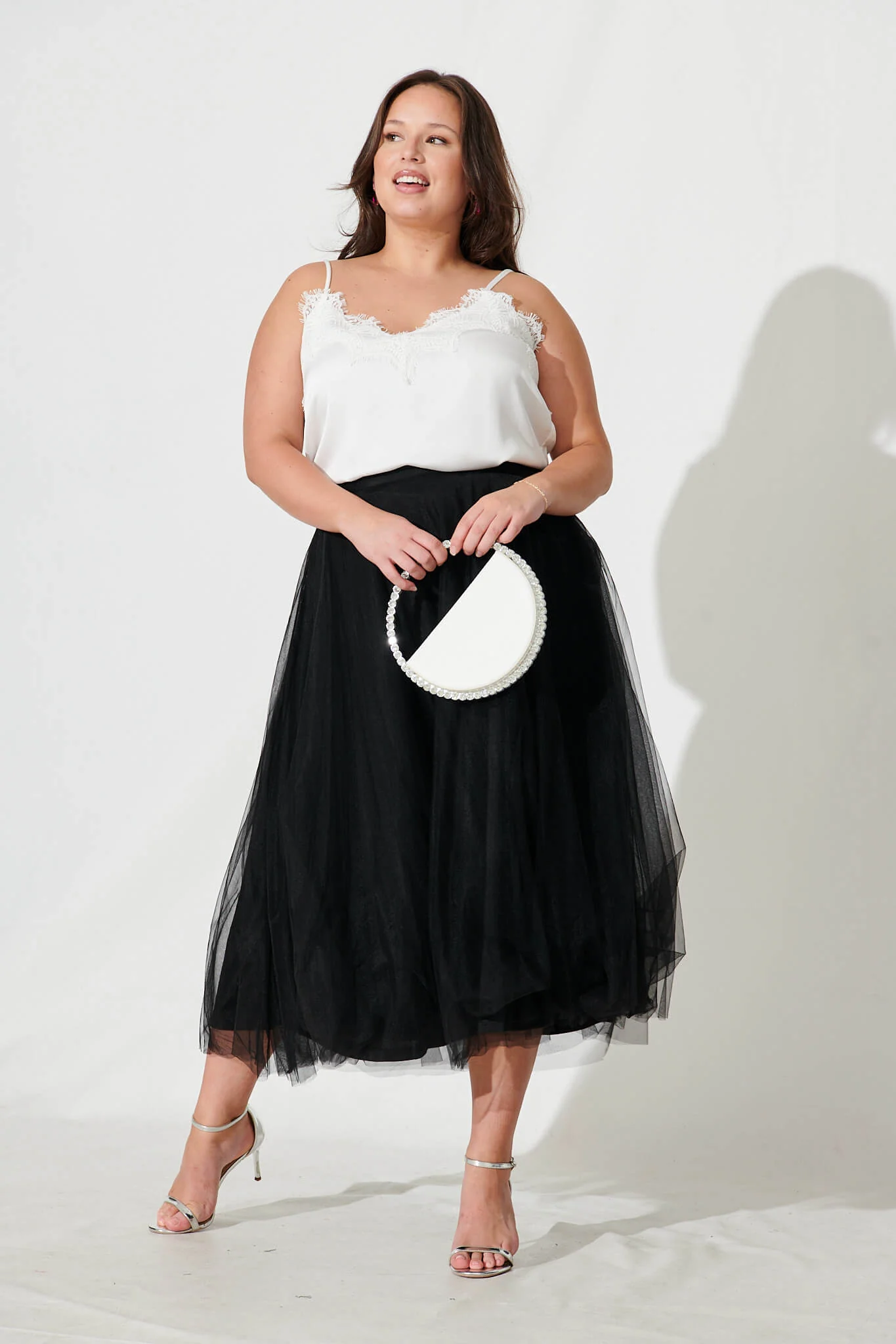 Wannabe Tulle Skirt In Black - Image 6