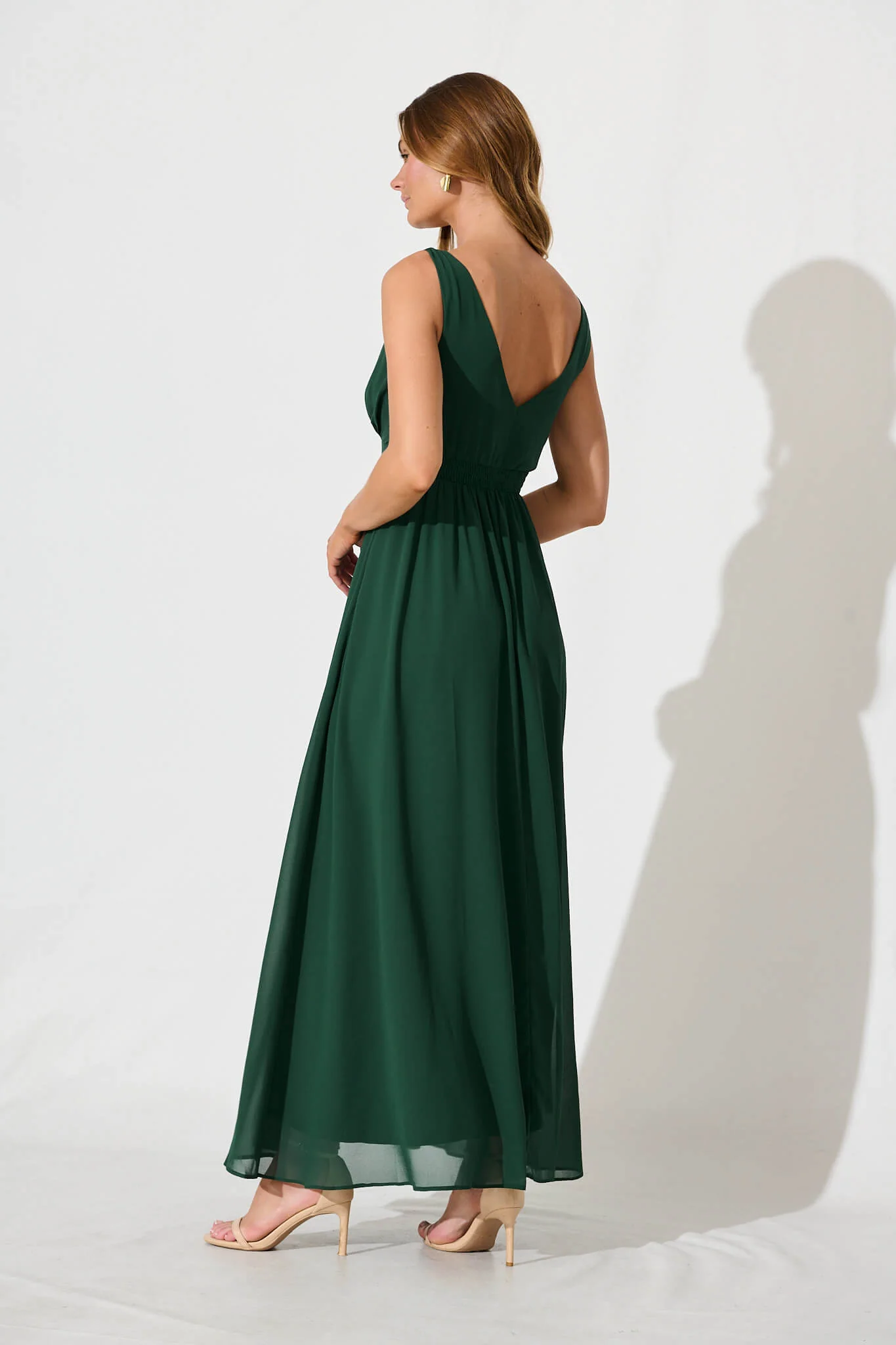 Wonderful Maxi Dress In Emerald - Image 6
