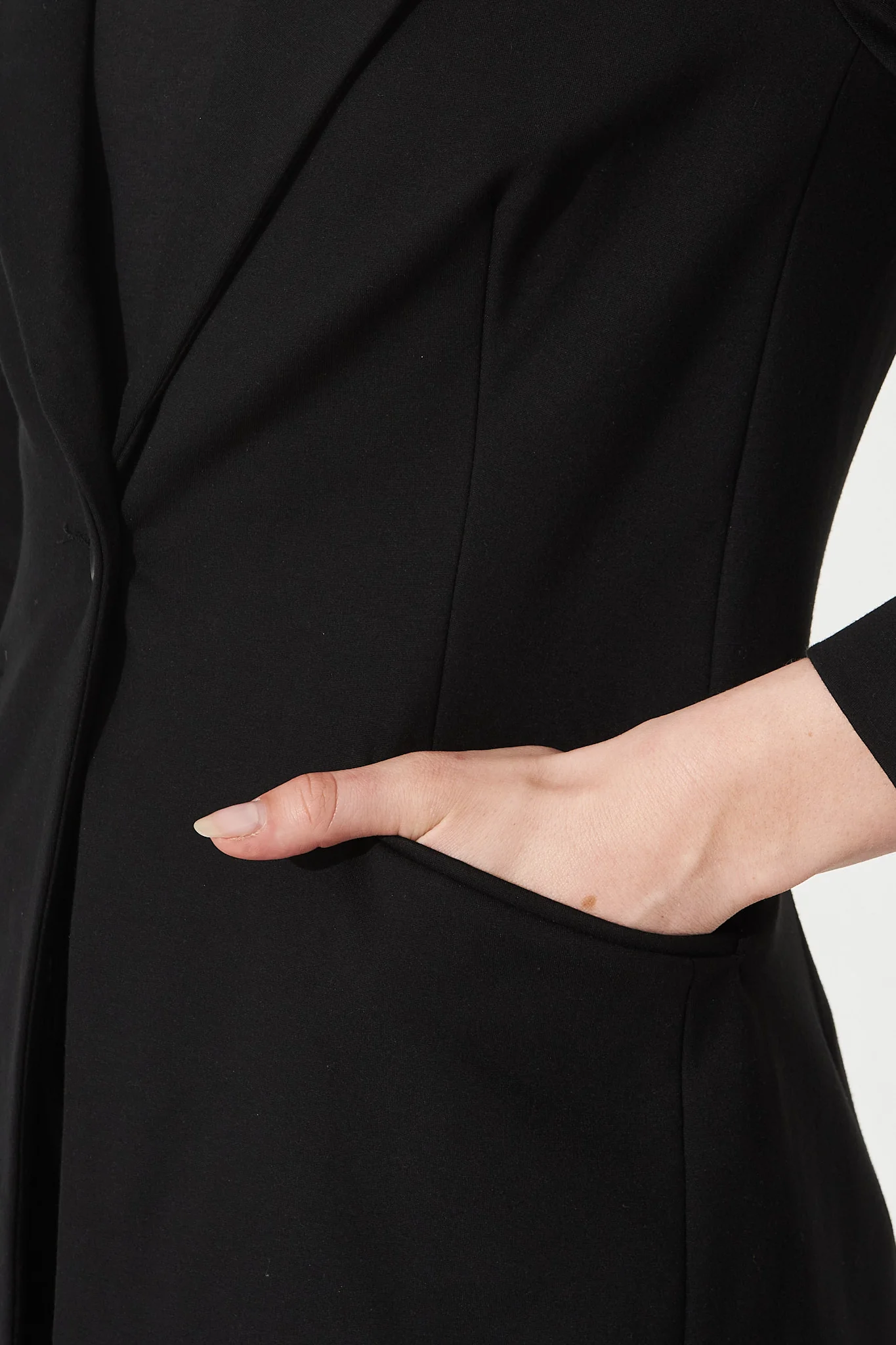 Workflow Stretch Blazer In Black - Image 9