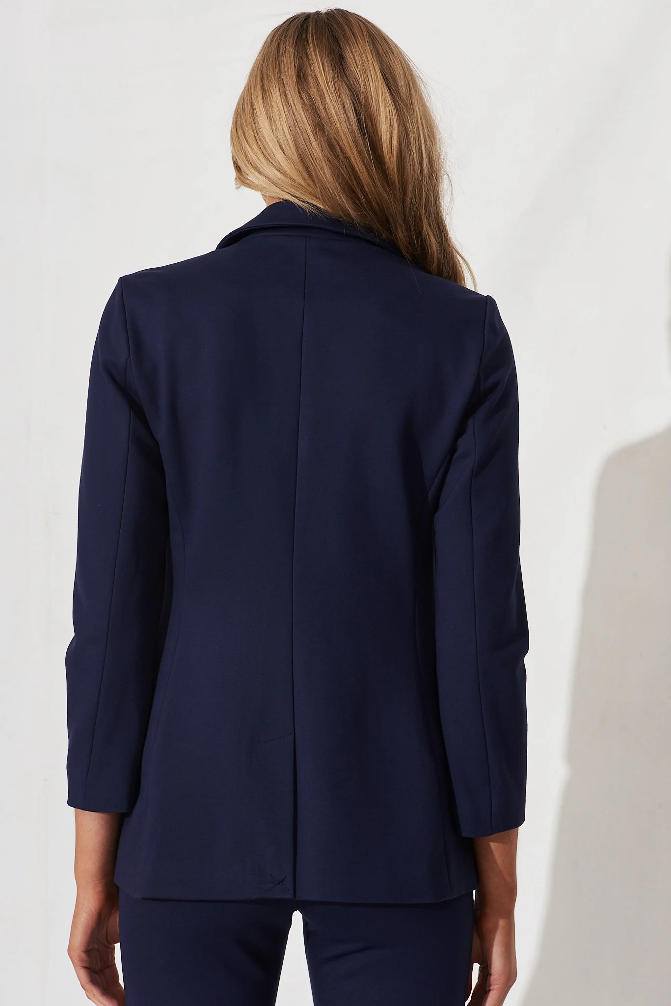 Workflow Stretch Blazer In Navy - Image 4