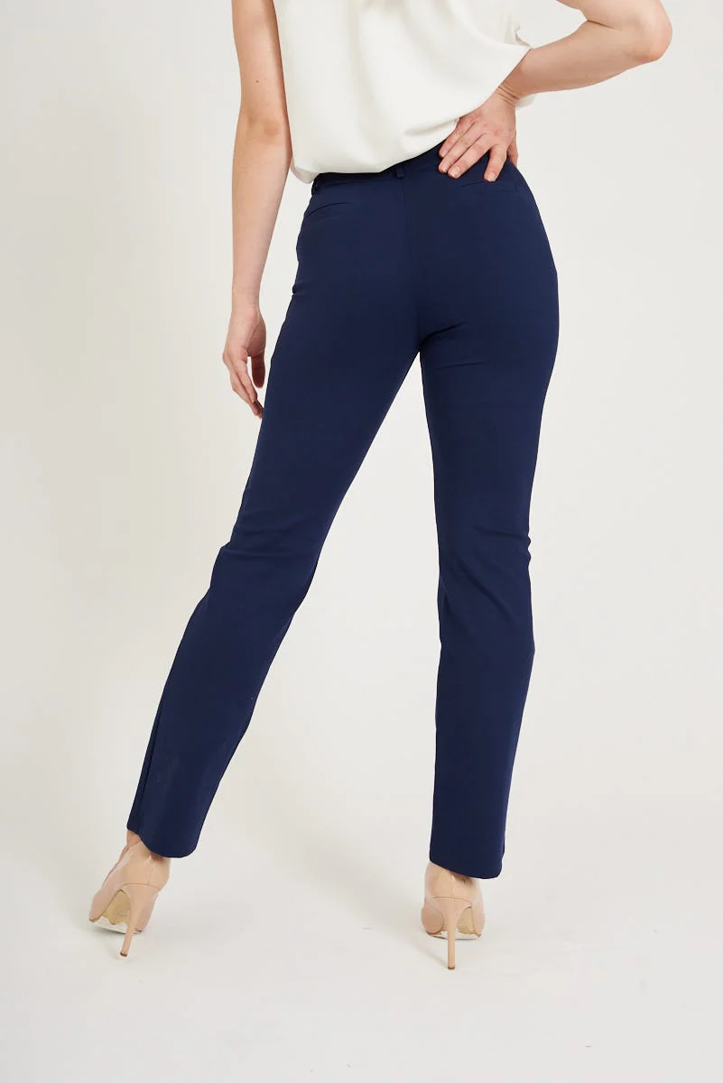 Workflow Stretch Yoga Pants in Navy - Image 5