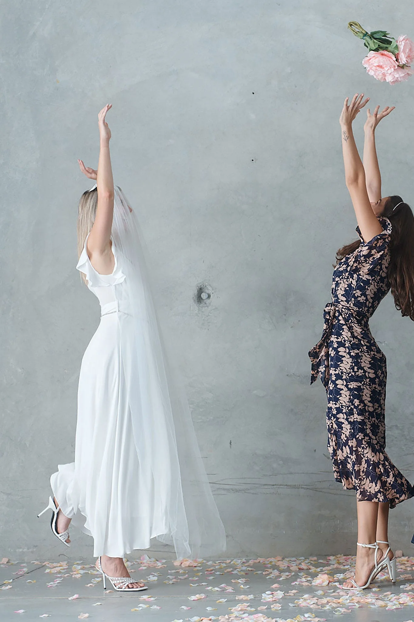 Wynter Maxi Dress in White Chiffon - Image 16
